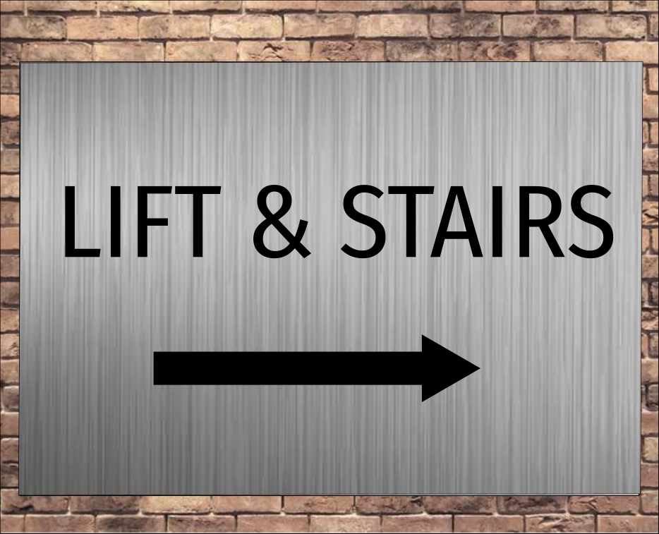 Lift and Stair Signs