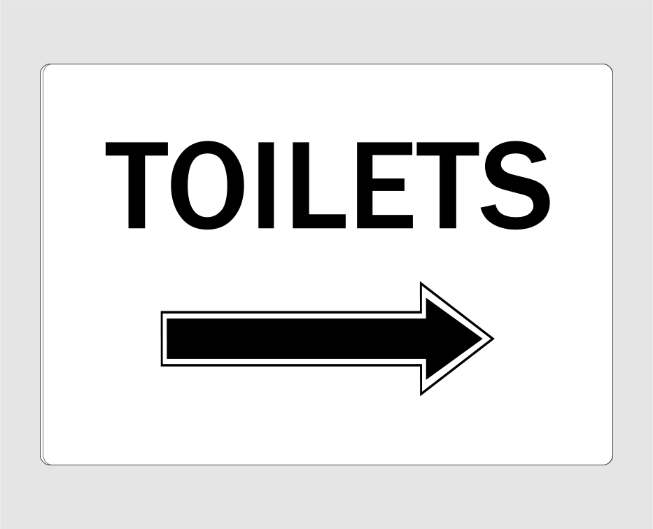 Event Signage Toilet Signs
