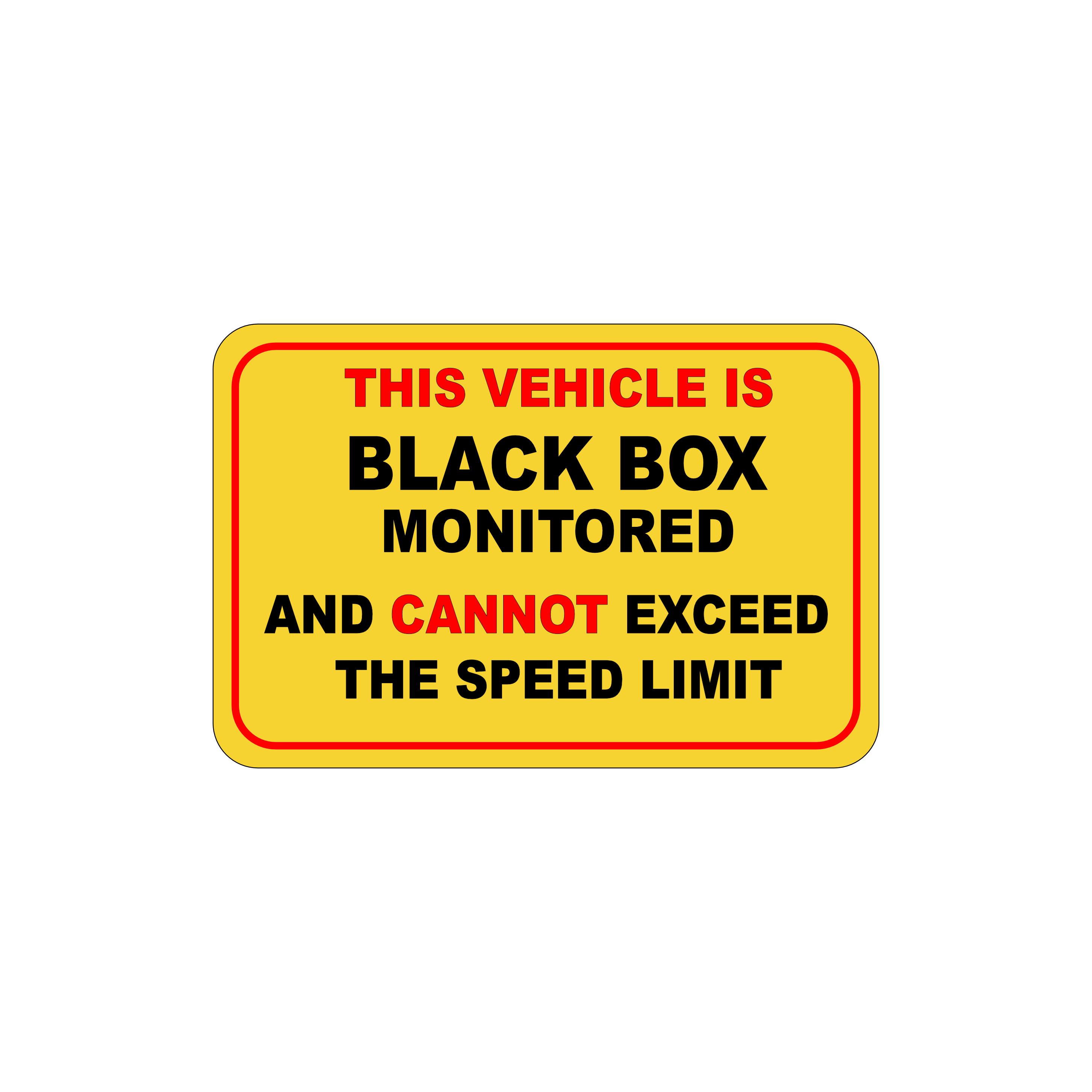 Vehicle Safety Stickers
