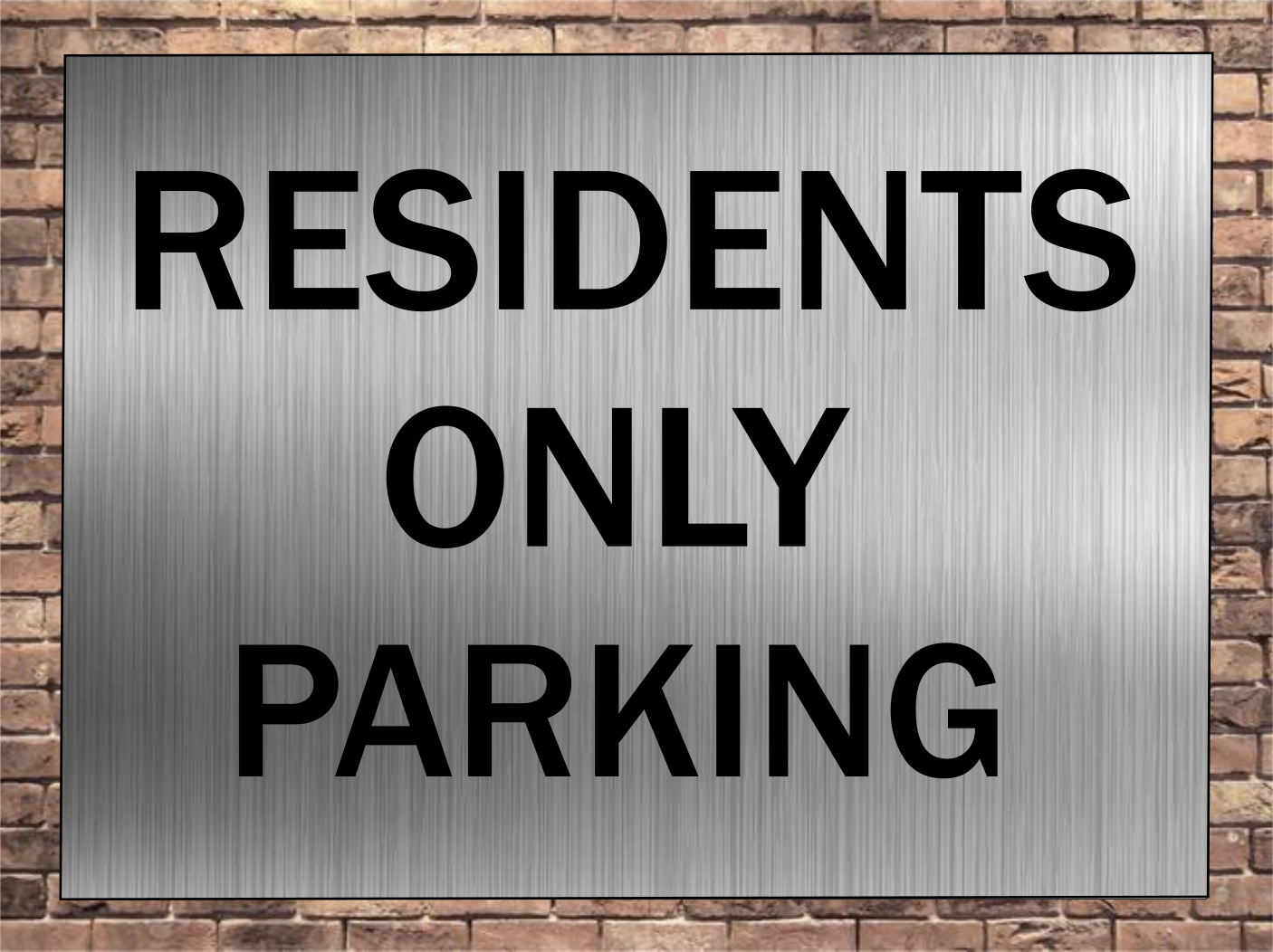 Apartment Residents Only Parking Signs