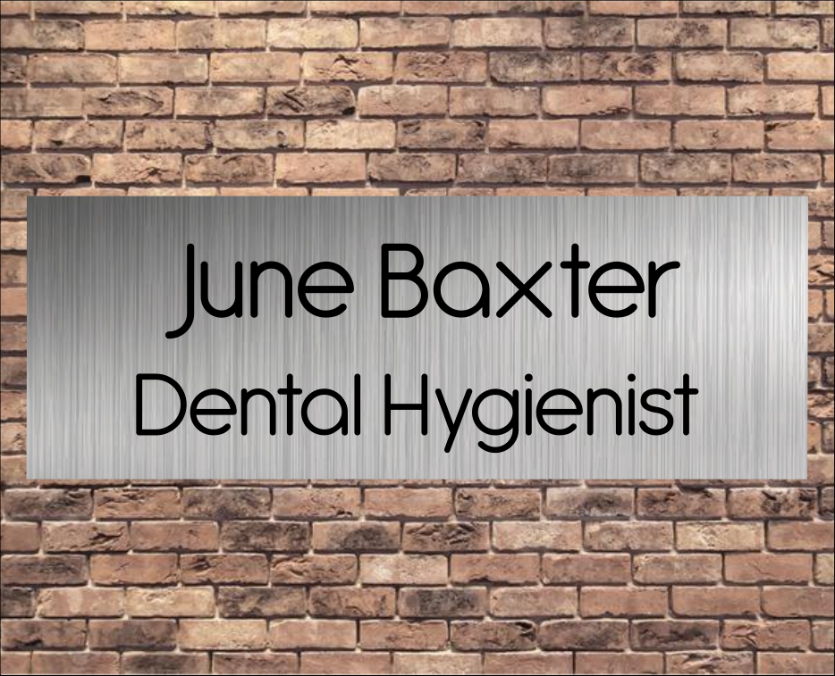 Personalised Dental Hygienist Door Sign