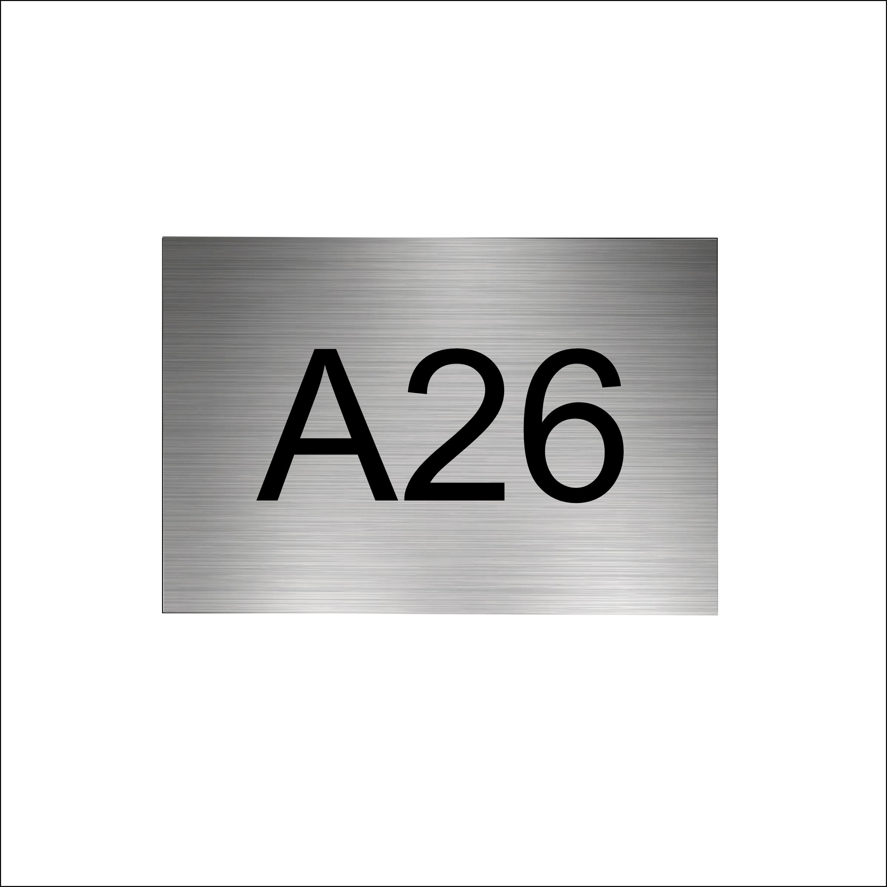 Aluminium Door Signage for Schools