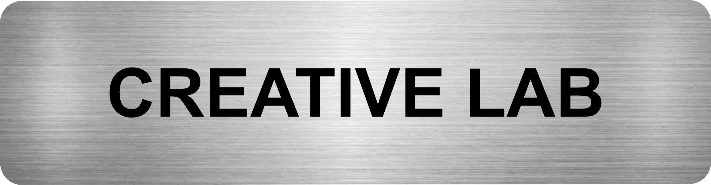 Creative Lab Aluminium Sign