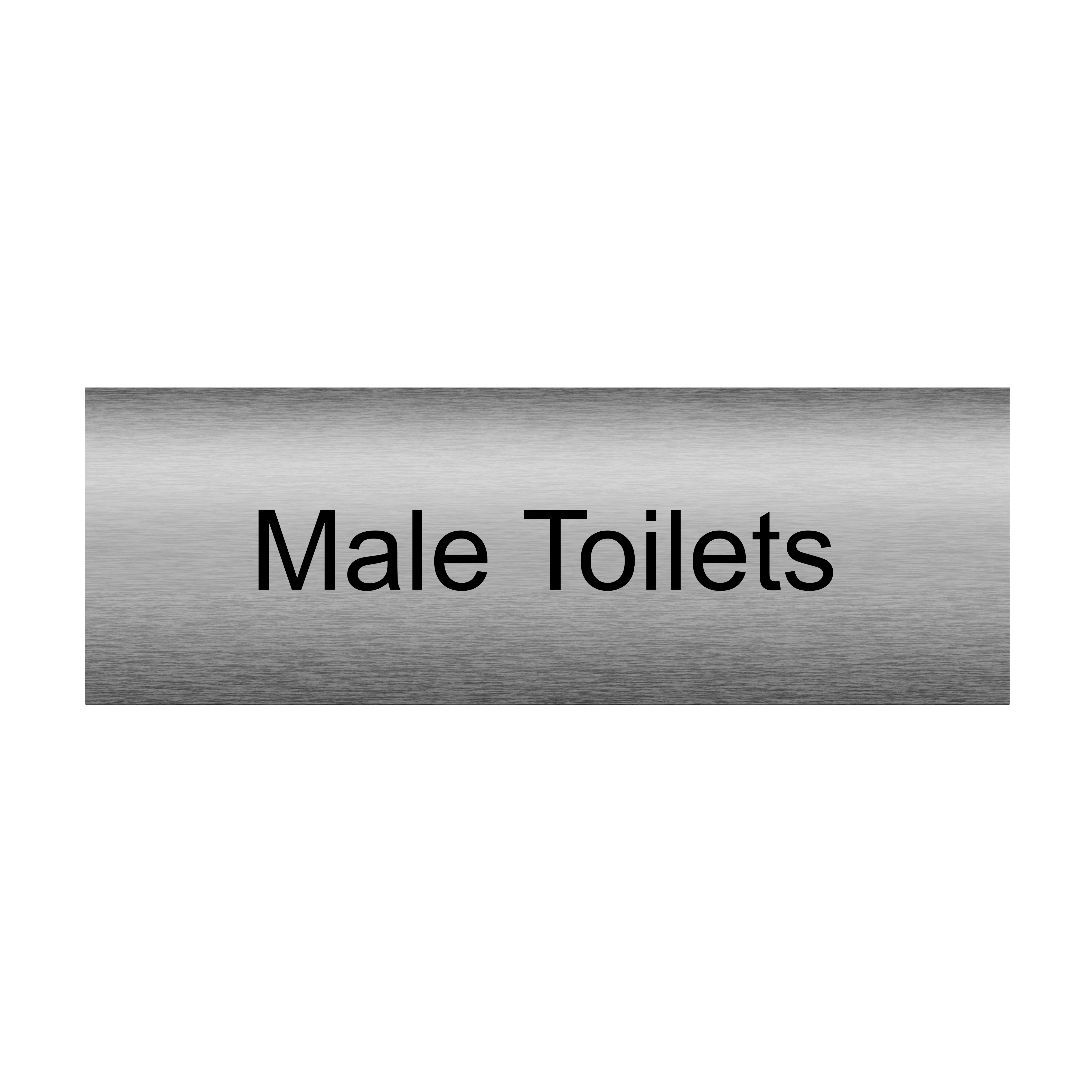 Male Toilets Sign