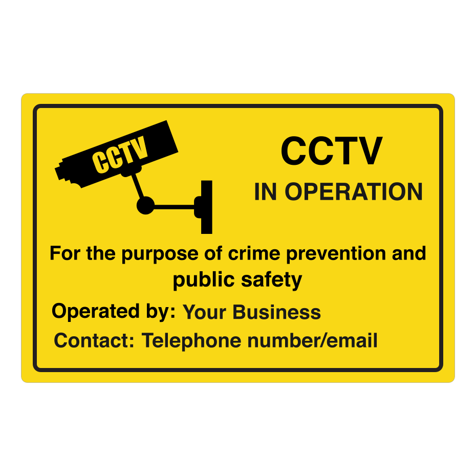 Entrance CCTV Sign