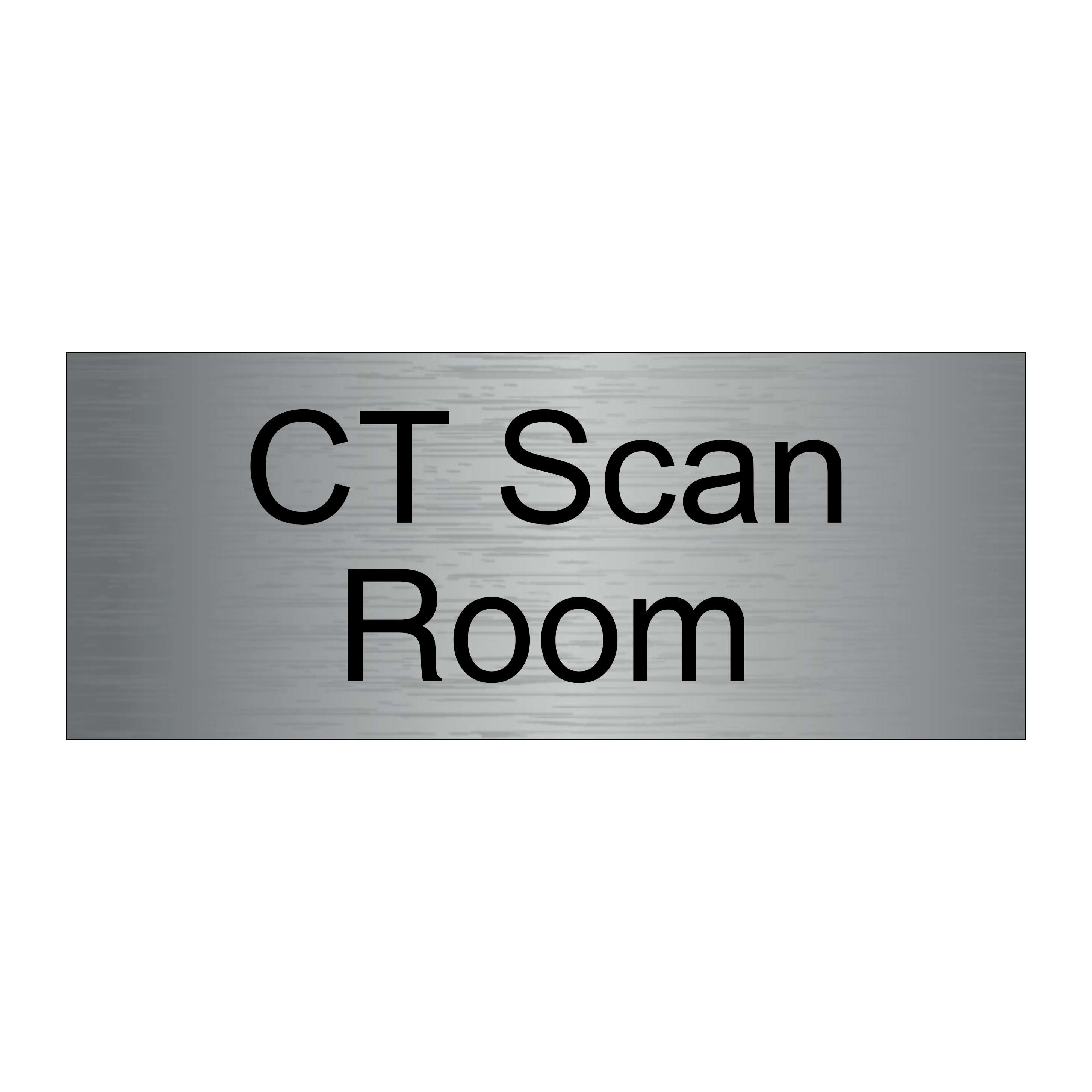 CT Scan Room Sign
