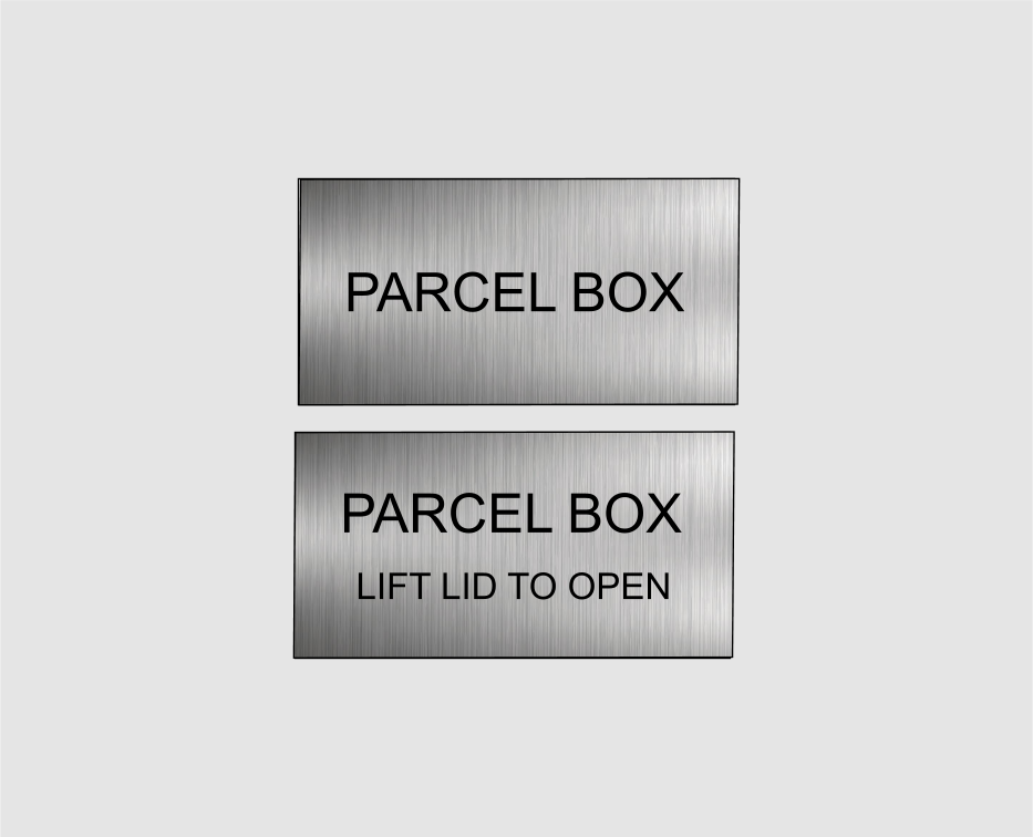 Parcel and Post Box Signs