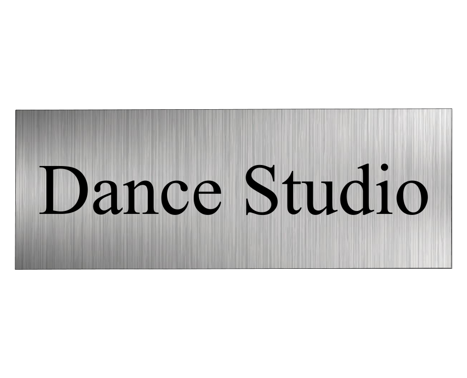 Dance Studio Wall Door Sign