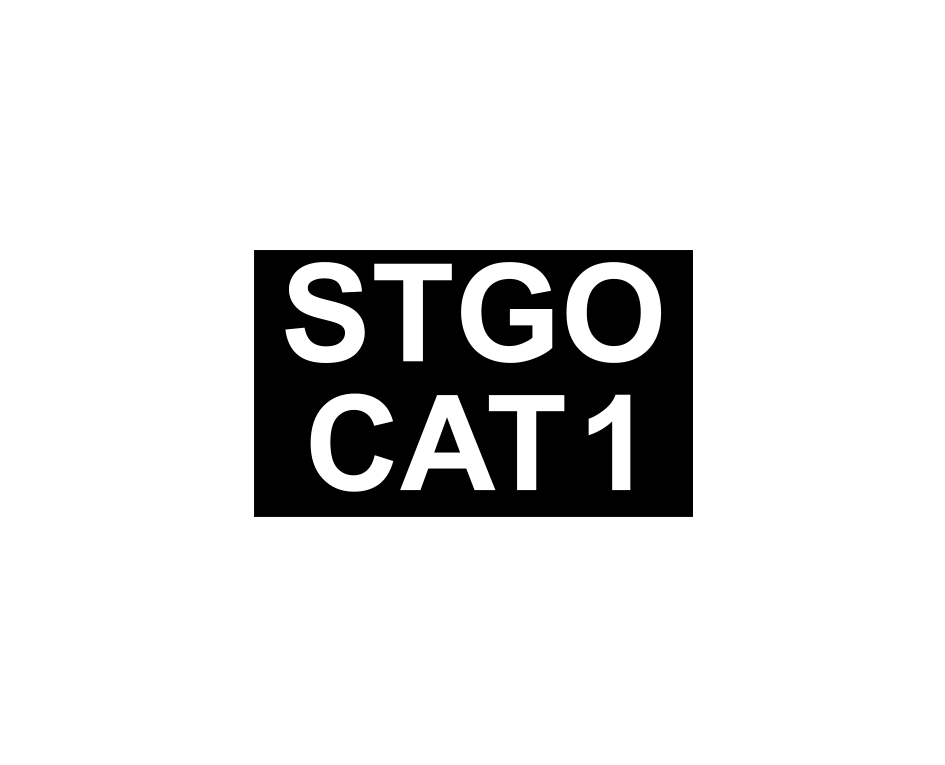 1:14TH Scale STGO CAT 1 plate