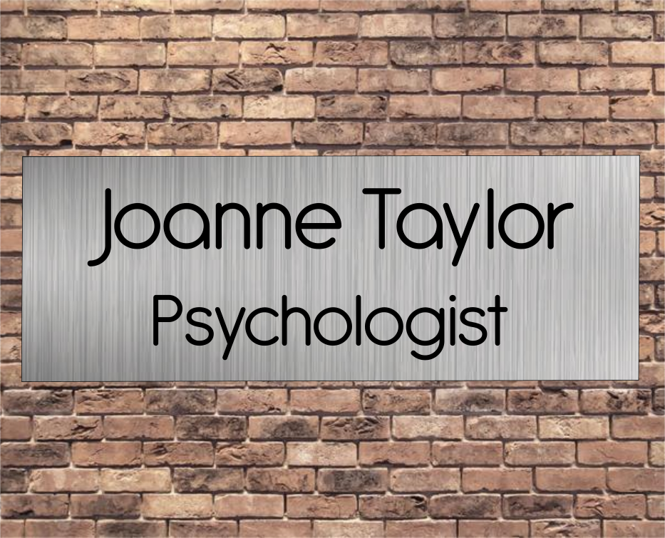 Personalised Psychologist Door Sign