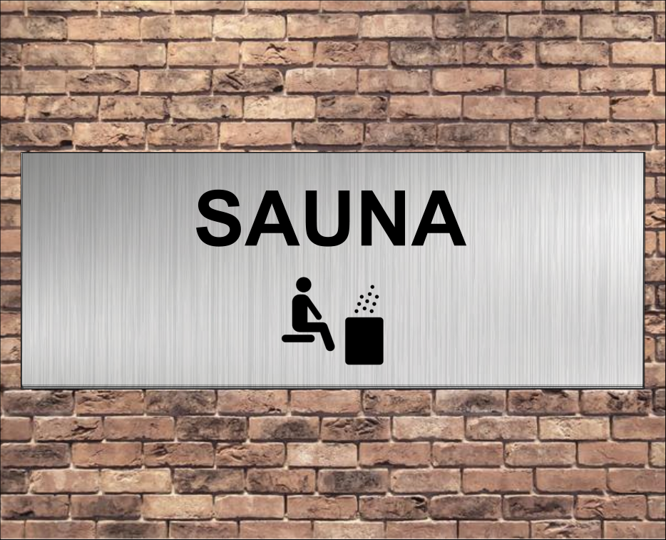 Sauna Room Sign