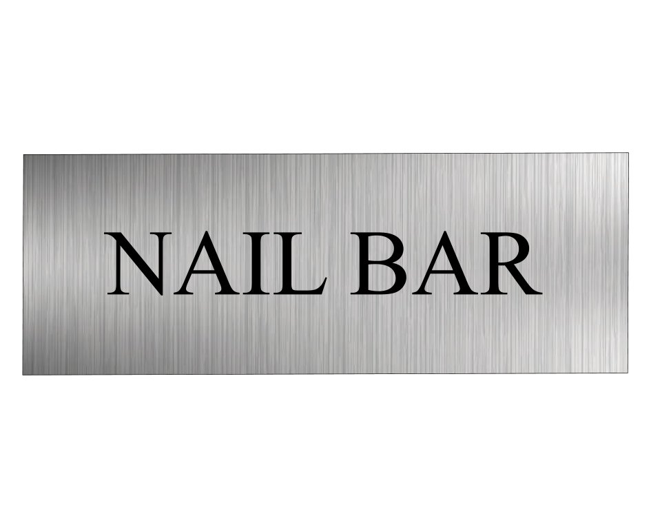 Nail Bar Wall Door Sign