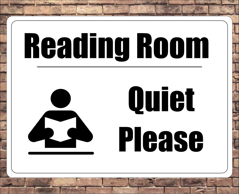 Reading Room Sign