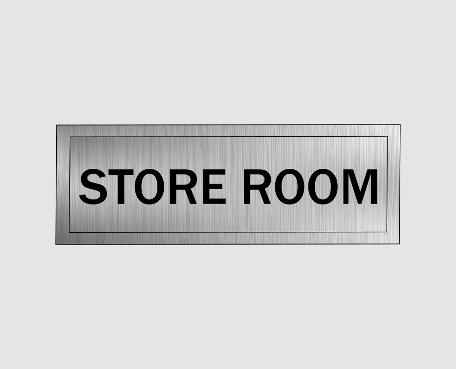 Store Room Door Sign