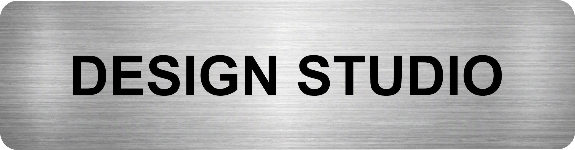 Design Studio Aluminium Sign