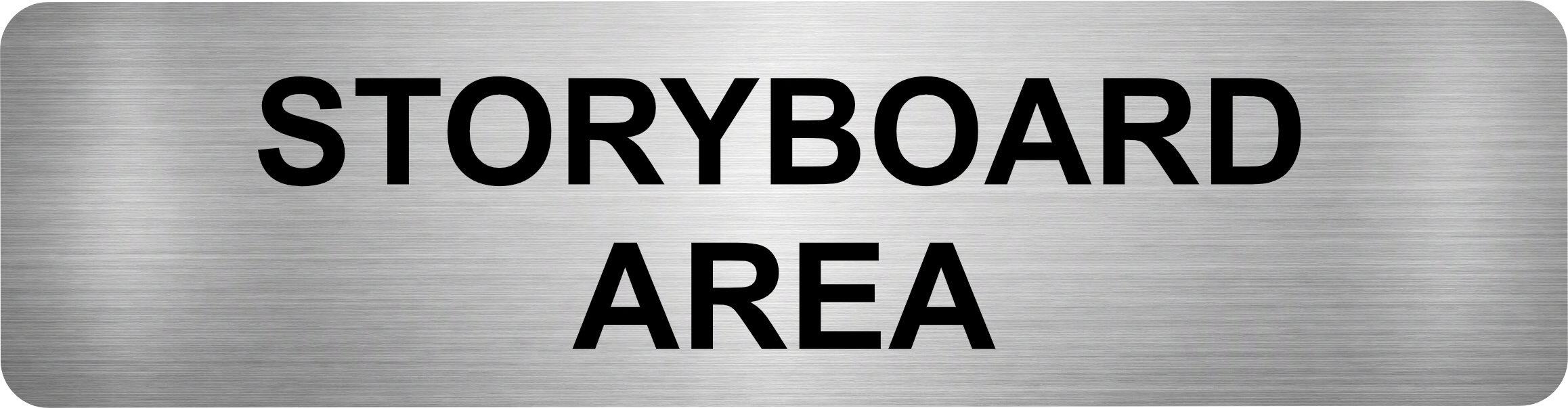 Storyboard Area Aluminium Sign