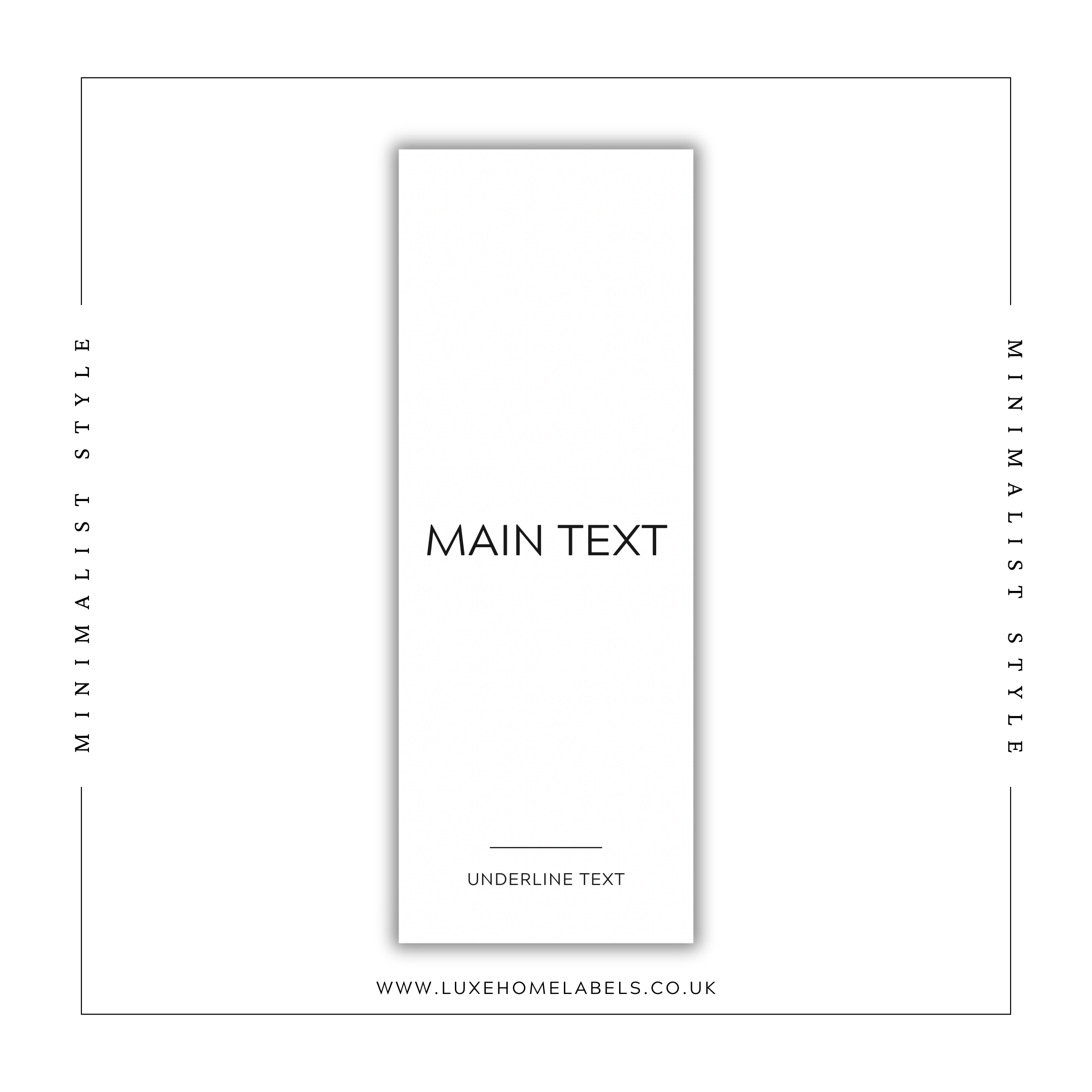 Personalised Oil & Syrup Bottle Labels | Minimalist Custom Waterproof ...