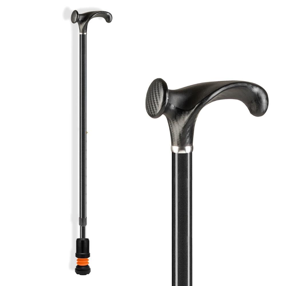 Flexyfoot Arthritic Grip Handle Walking Stick - Black