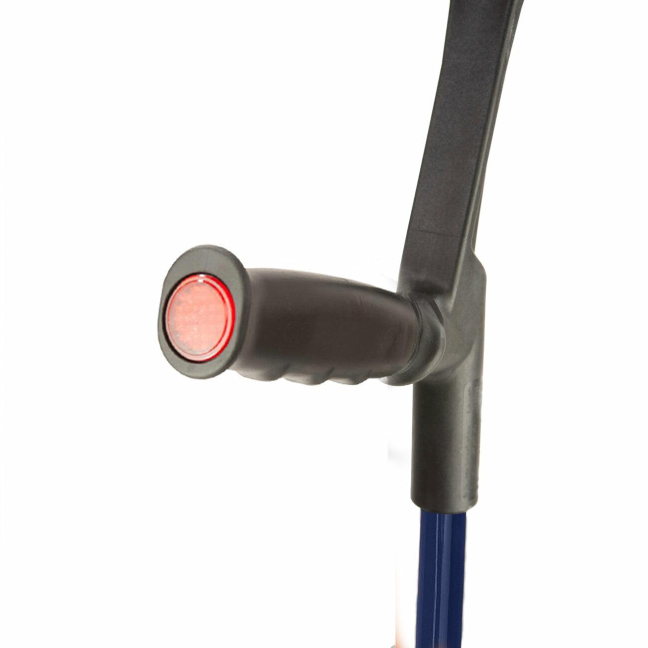 Soft grip handle of the Flexyfoot Soft Grip Open Cuff Crutch