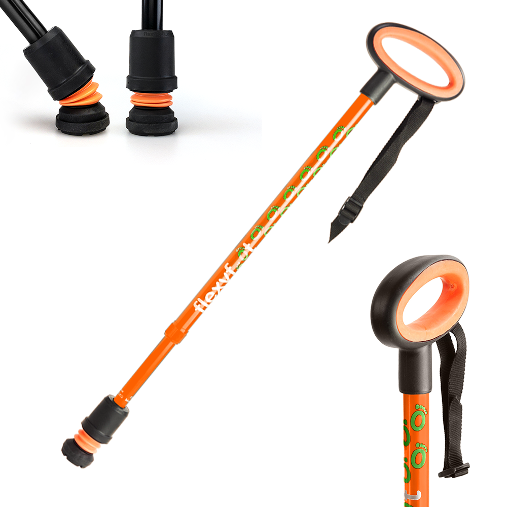 Flexyfoot Telescopic Walking Stick | Bush Healthcare