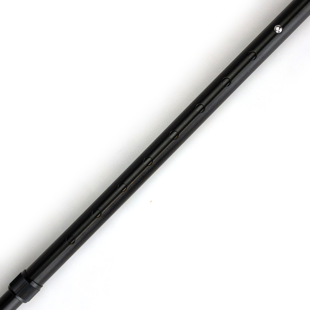 How to adjust the black Flexyfoot Premium Derby Handle Walking Stick