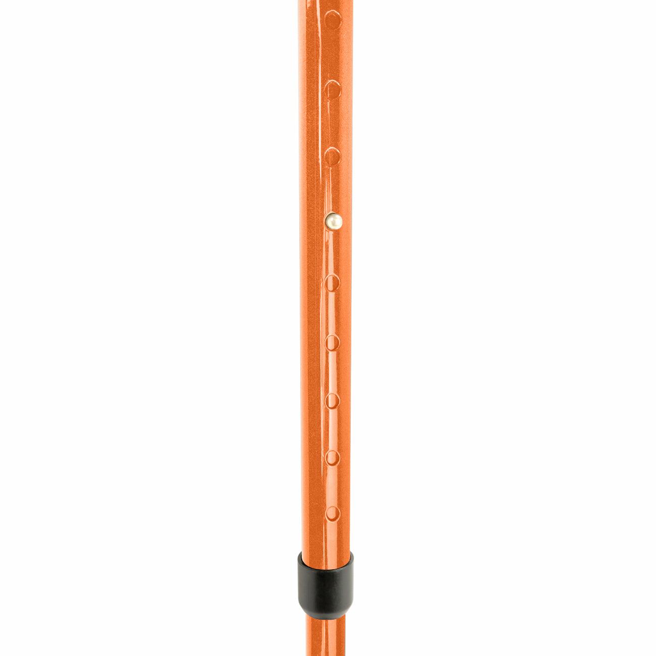 How to adjust an orange Flexyfoot Comfort Grip Open Cuff Crutch