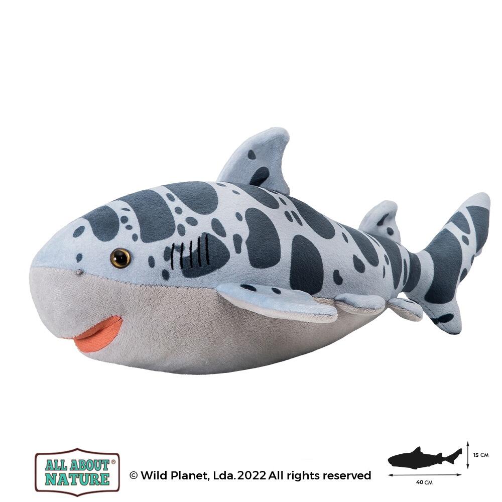 All About Nature 40cm Leopard Shark Plush - Wild Planet Soft Toy