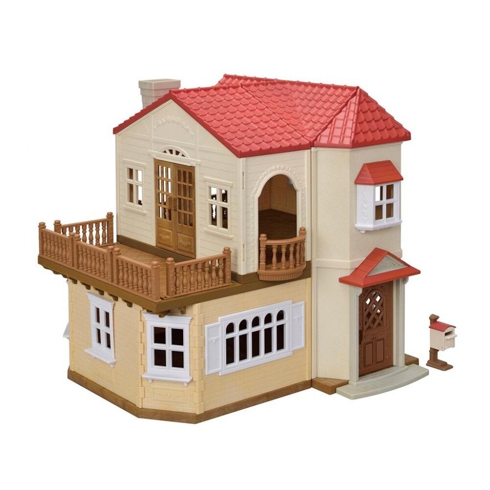 Sylvanian Families Red Roof Country Home with Secret Attic Playroom
