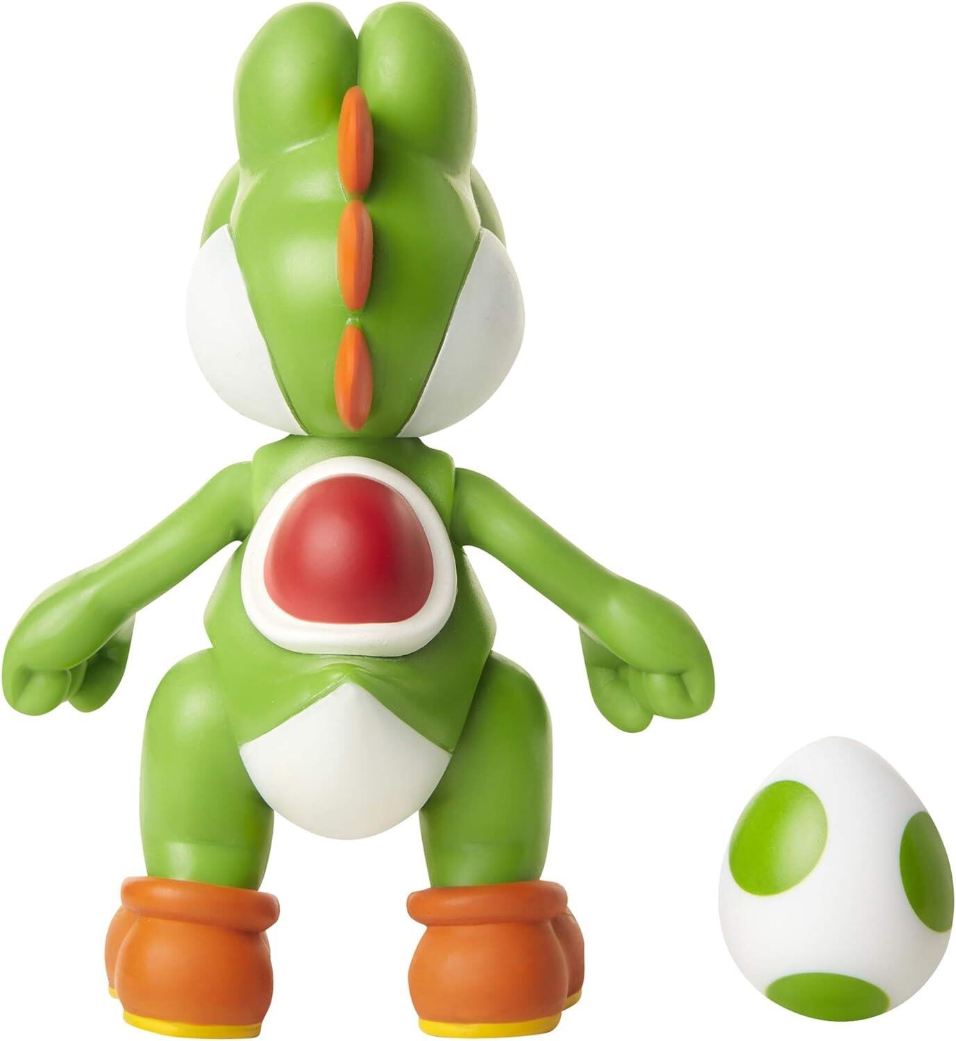 Super Mario 4' Action Figure Yoshi With Egg