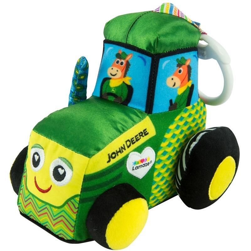 Lamaze John Deere Tractor Clip & Go Baby Toy