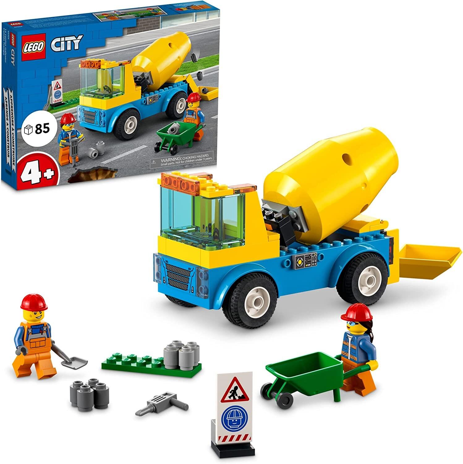 LEGO City 60325 Truck with Cement Mixer