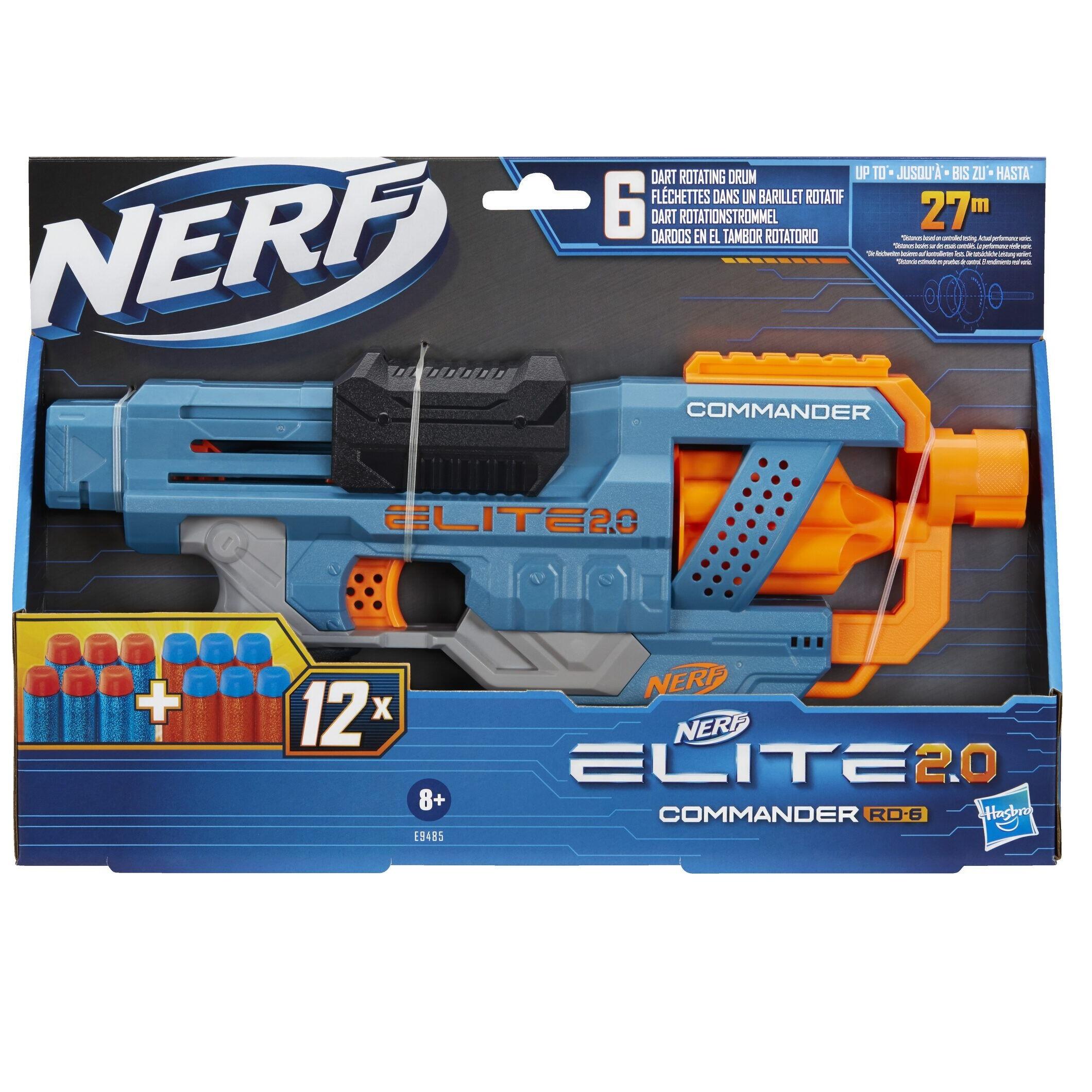 Nerf Elite 2.0 Commander RD 6 Blaster & 12 Darts
