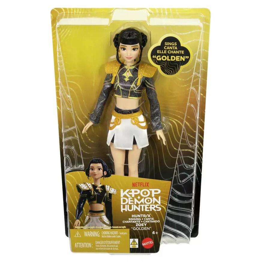 KPop Demon Hunters HUNTR/X Zoey “Golden” Singing Fashion Doll