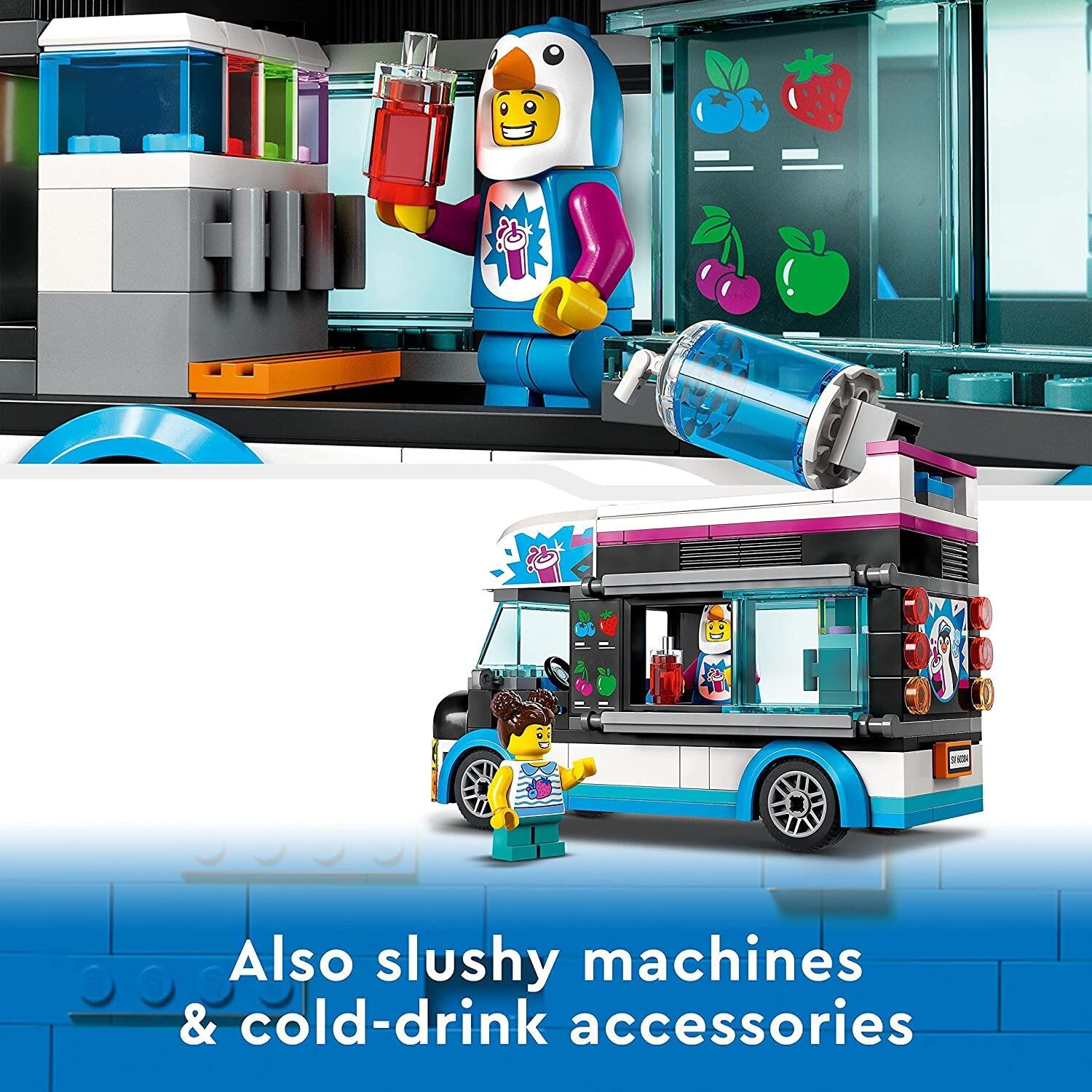 Lego City 60384 Penguin Slushy Van Construction Set | Top Pick Toys ...