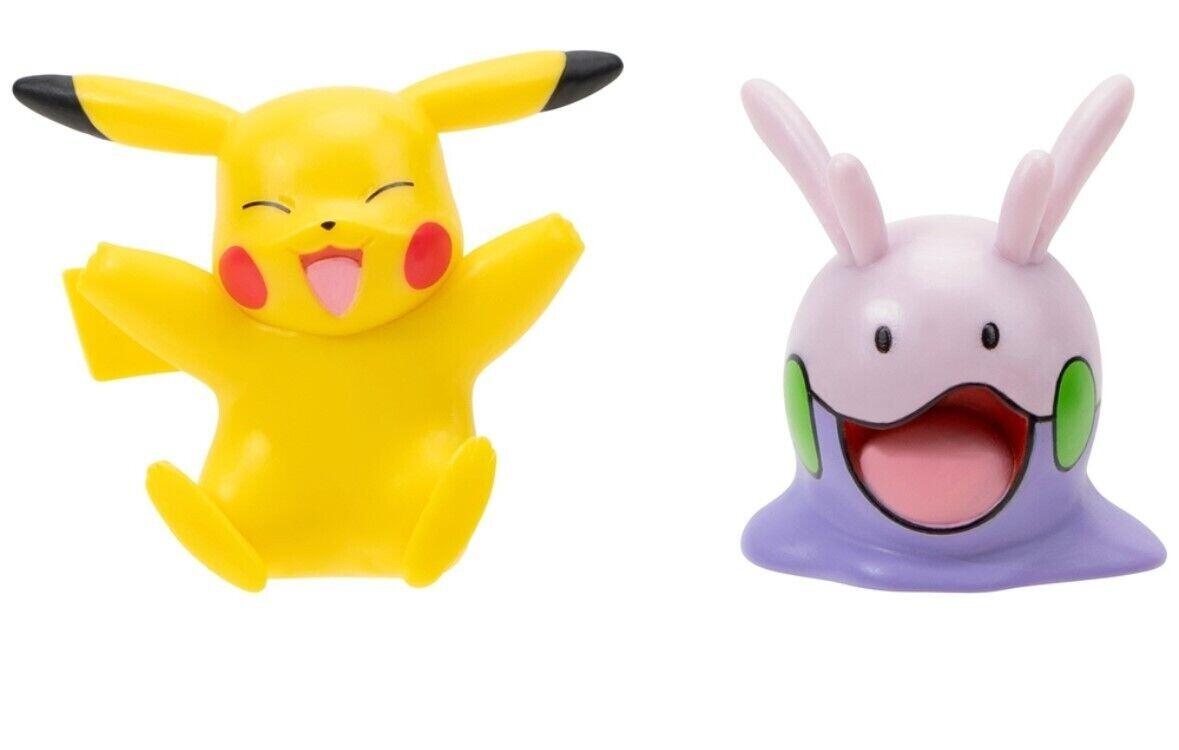 Pokemon 2" Battle Figures Pikachu & Goomy