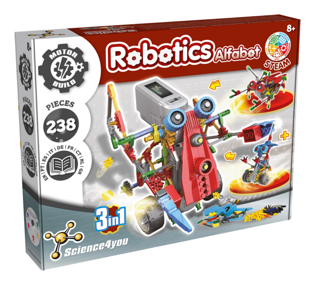 Science4You Robotics Alfabot 3in1 Buildable Robot