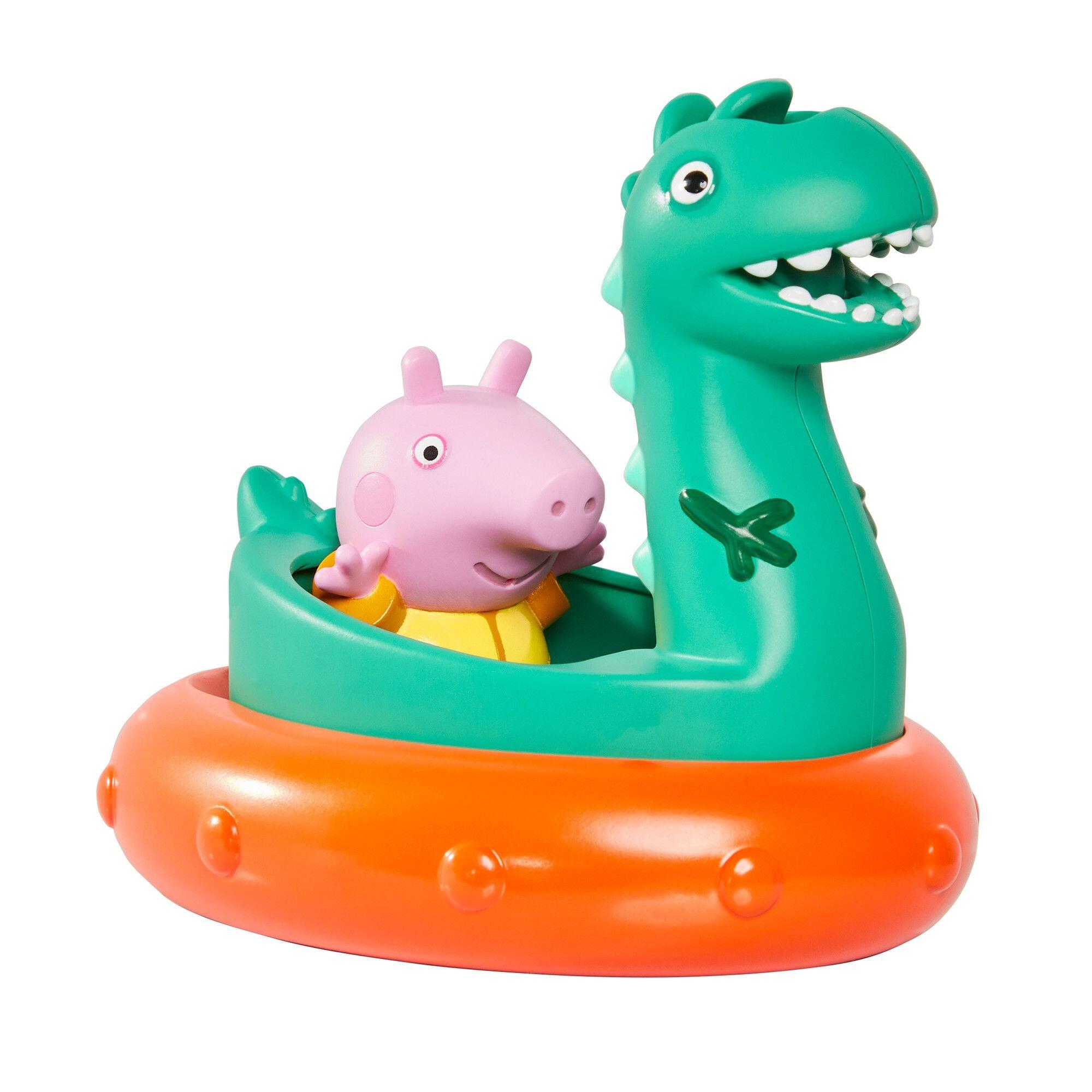 Tomy Toomies Peppa Pig George's Dinosaur Bath Float