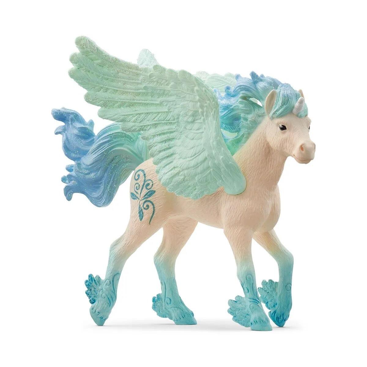 Schleich Bayala Stormy Unicorn Pegasus Foal 70824 Toy Figurine