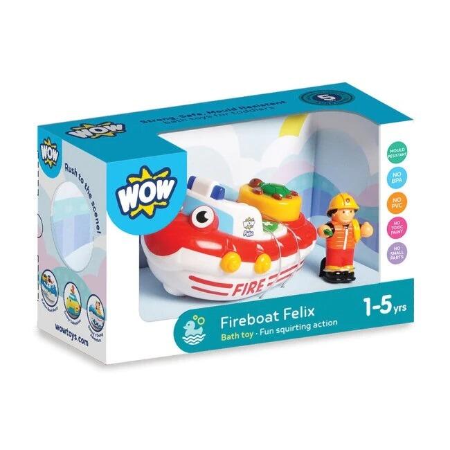 WOW Toys Fireboat Felix Bath & Floor Toy