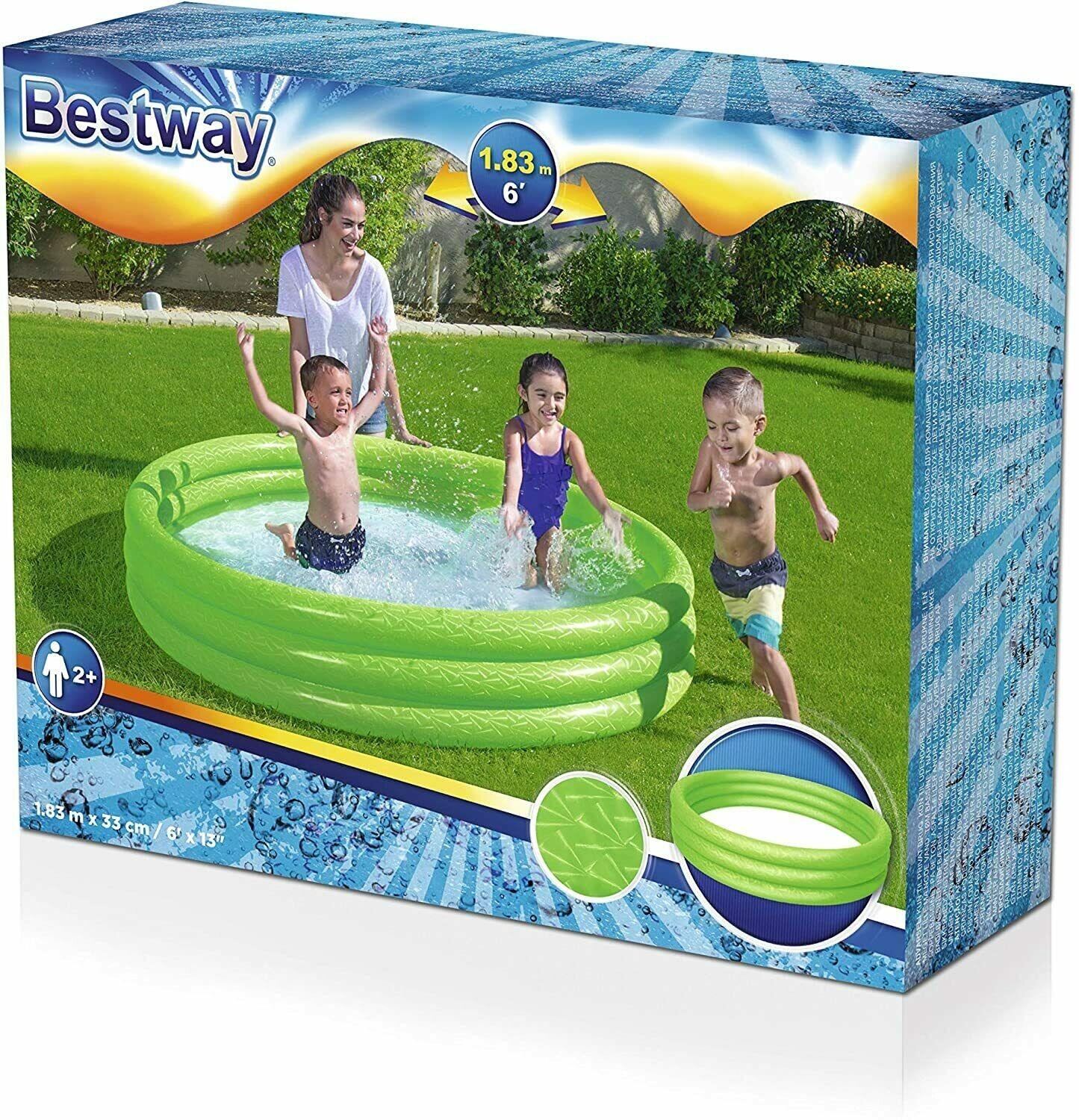 Bestway Play Paddling Pool 183cm Green