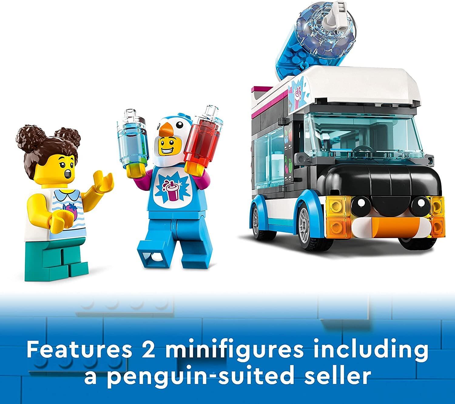 Lego City 60384 Penguin Slushy Van Construction Set | Top Pick Toys ...
