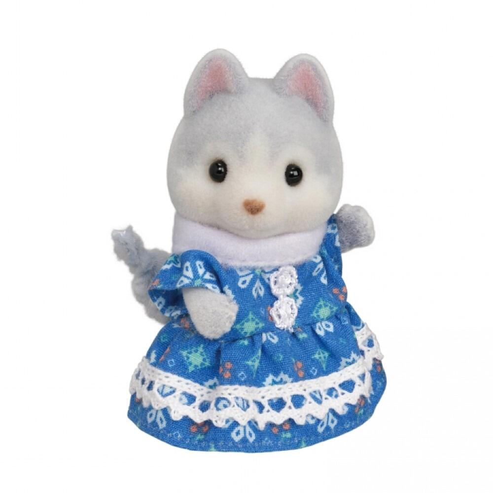 Sylvanian Families Tandem Cycling Set - Husky Sister & Brother