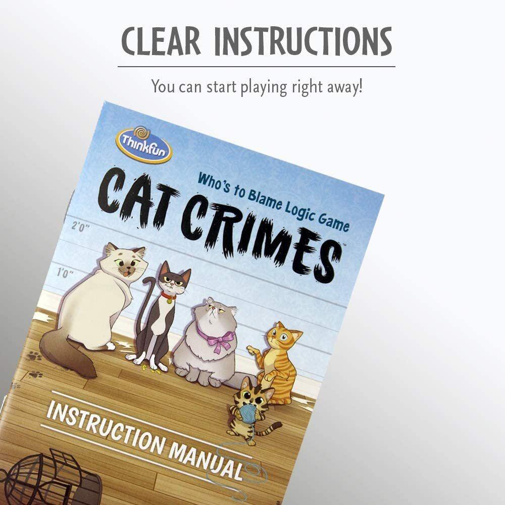 Cat Crimes Who's To Blame Logic Game