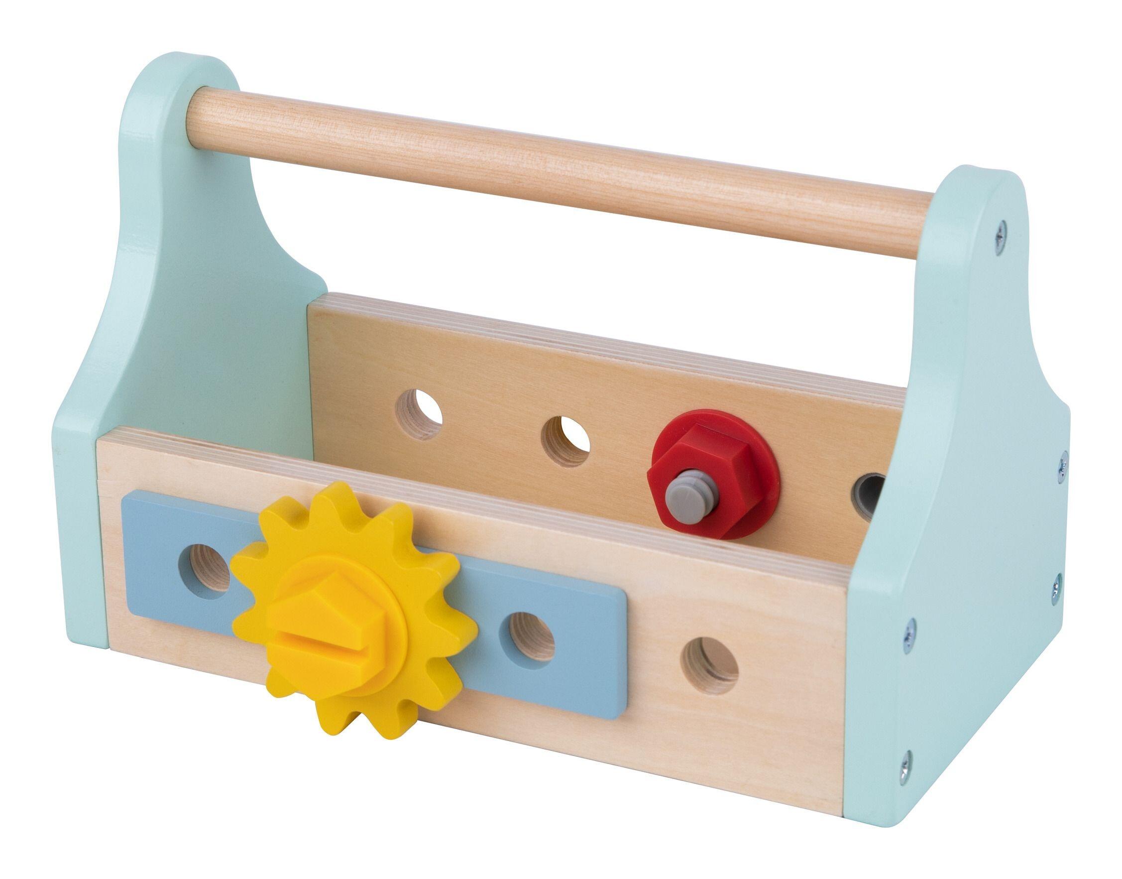 Tooky Toy Wooden Take Along Tool Box