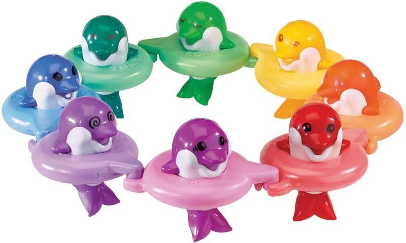 Tomy Toomies Do-Re Mi Dolphins Bath Toy