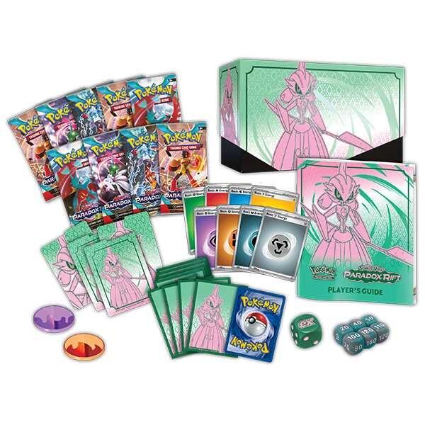 Pokemon Scarlet and Violet 4: Paradox Rift Elite Trainer Box Iron Valiant