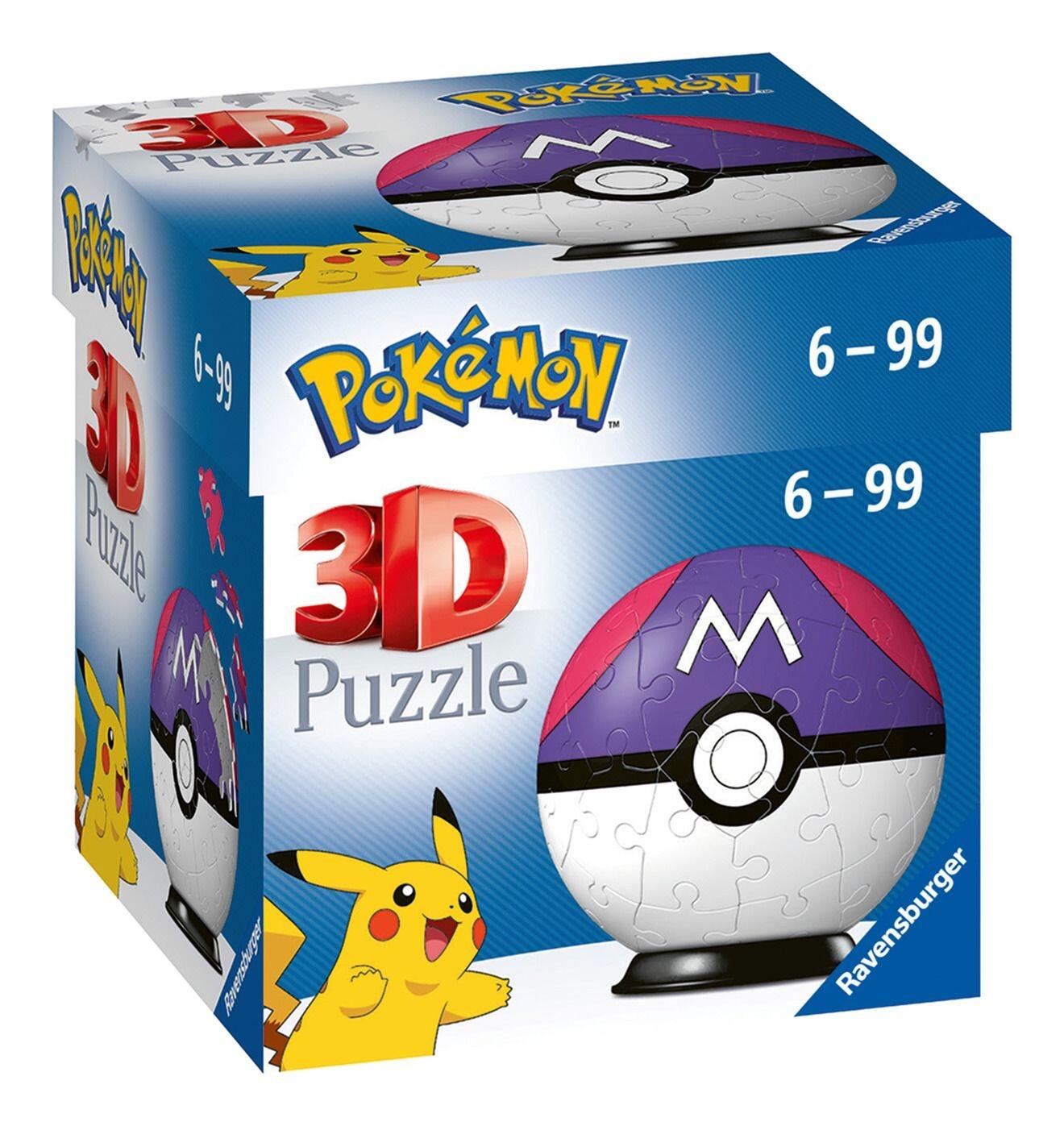Pokémon Master Ball 54 Piece 3D Puzzle
