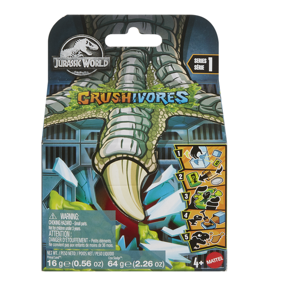 Jurassic World Crushivores Surprise Unboxing Series 1