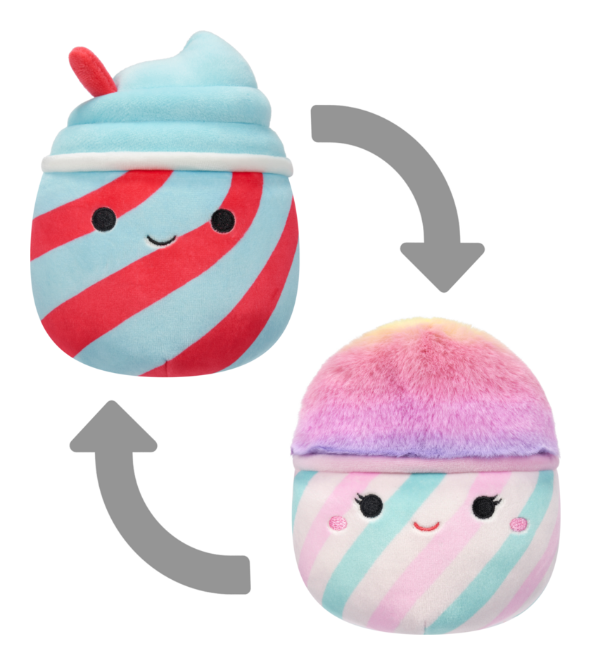 Squishmallows 5" Flip-A-Mallows Tucker & Bevin Plush