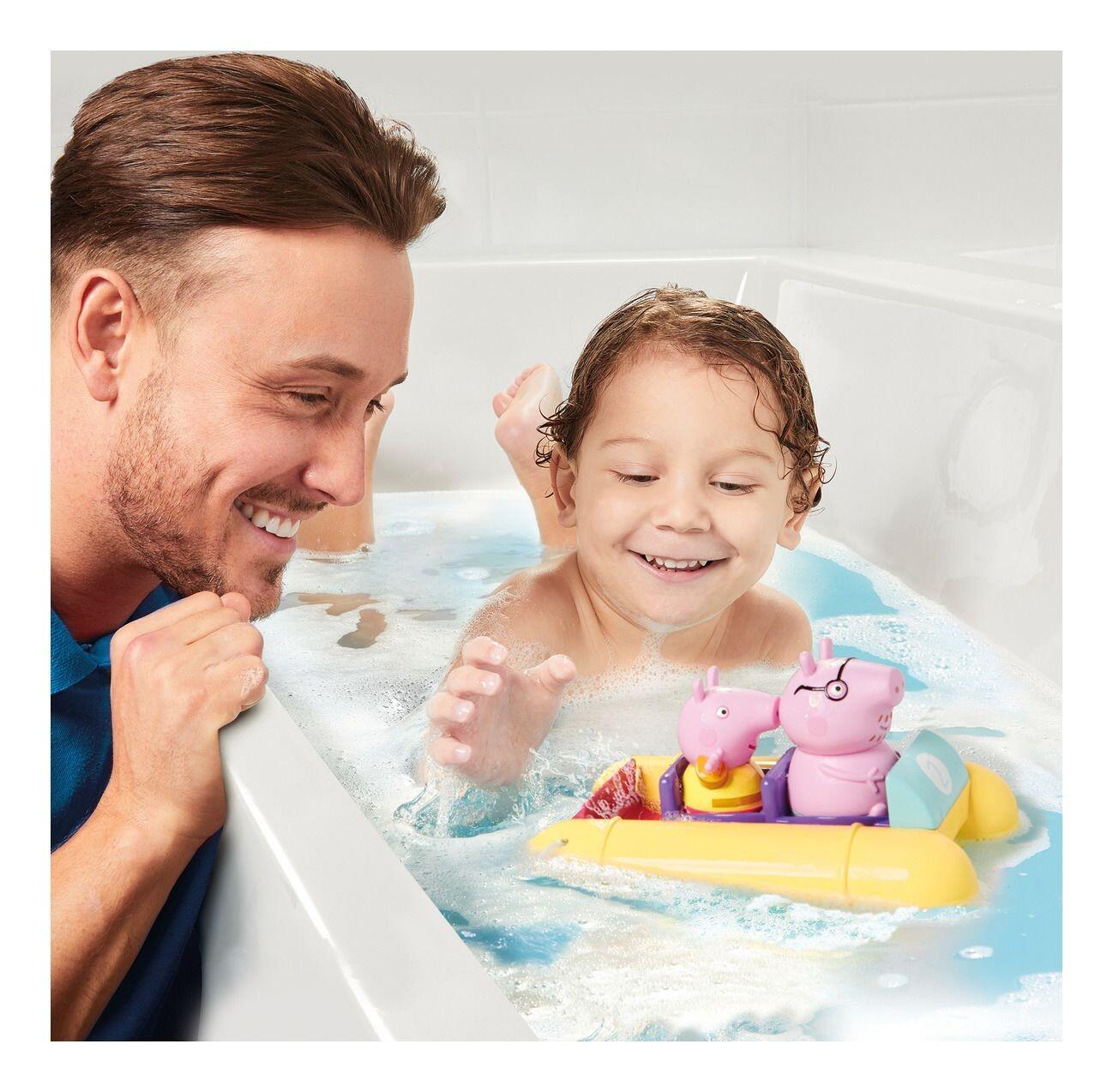 Tomy Toomies Peppa Pig Pull & Go Pedalo Bath Toy, 18M+